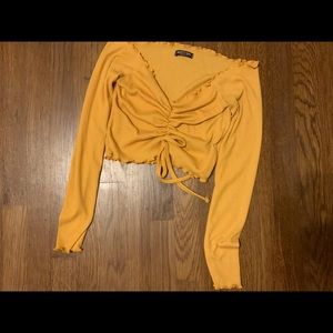 Nasty gal long sleeve crop top